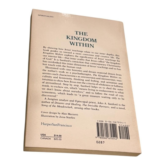 The Kingdom Within John A Sanford Spirituality Book Softcover Revised Edition - Picture 8 of 9